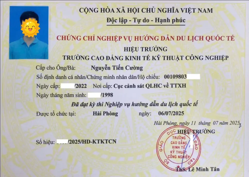 Khóa Học Chứng Chỉ Nghiệp Vụ Hướng Dẫn Viên Du Lịch Nội Địa Quốc Tế