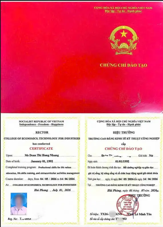 Khóa học đào tạo kỹ năng sống | Cấp Chứng Chỉ Toàn Quốc 2026